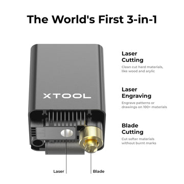 xTool M1: The Ultimate Laser & Blade Cutting Machine, Red Dot Award Winning Products.