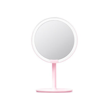 AMIRO HD Mirror Dimmable Adjustable Countertop 60 Degree Rotating 2000mAh Daylight Cosmetic Makeup Led Mirror Lamp